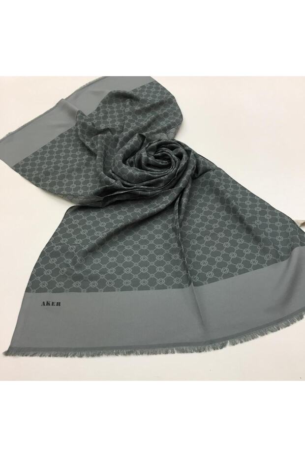 شال أنيق مونوغرام أخضر 1090100 -951