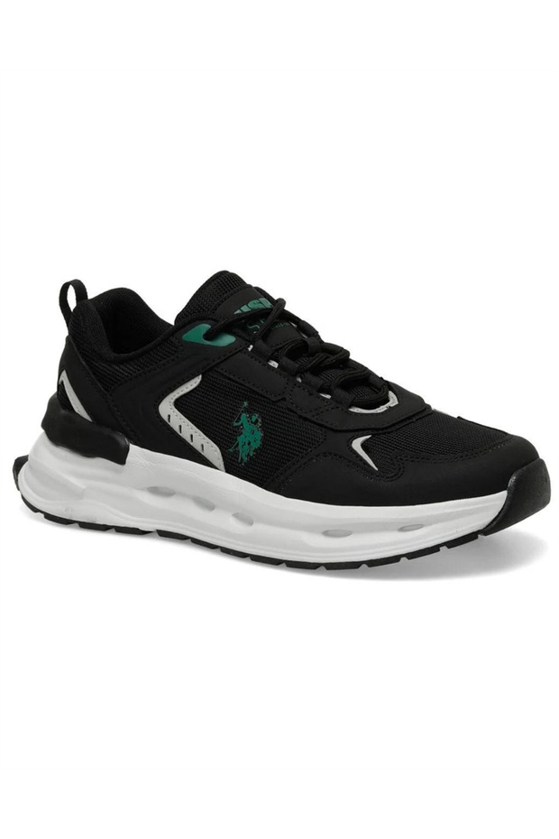 Base. Polo Assn. Jacky 4Fx Men's Black-Green Running & Training Shoes