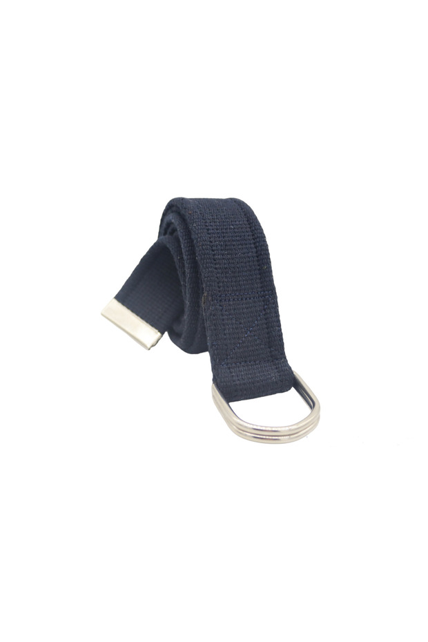 Unisex Navy Blue Canvas Cloth Sport Denim Belt