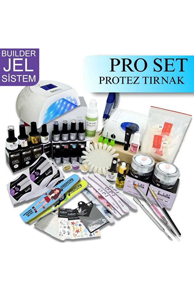 Protez Tırnak Pro Mega Set - 1