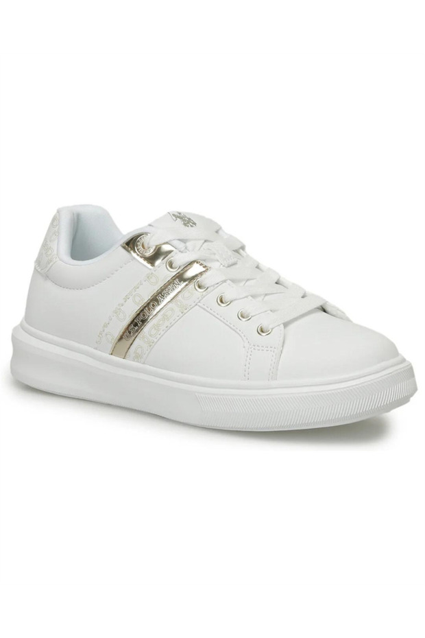 Base. Polo Assn. Lesli 4Fx Women's White Sneaker Shoes