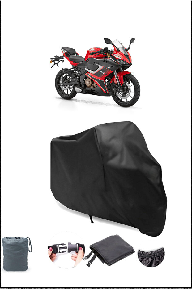 BLACK RKS Srk250 Rs WATERPROOF DURABLE MOTORCYCLE COVER