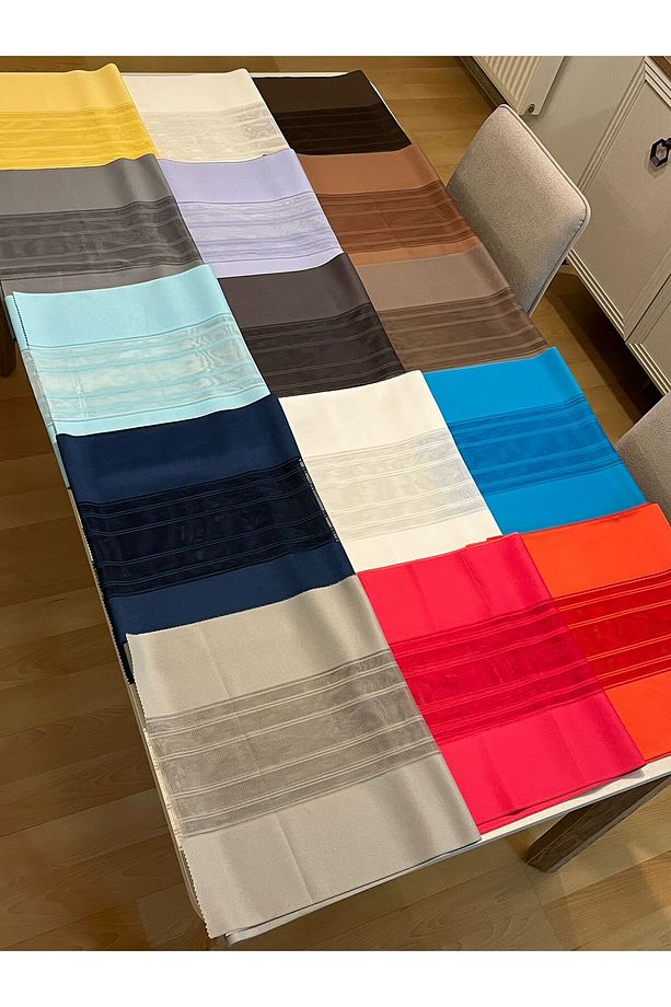 Dekoratif Dertsiz Tül Runner 40 x 140 - 4