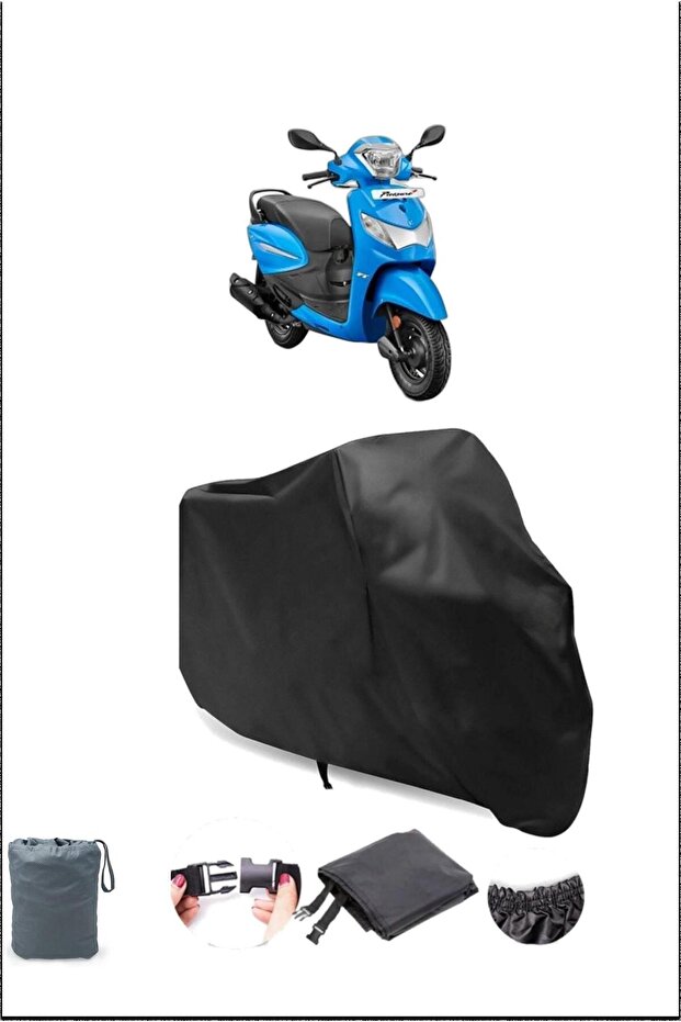 Black Hero Pleasure 110 Waterproof Durable Motorcycle Cover