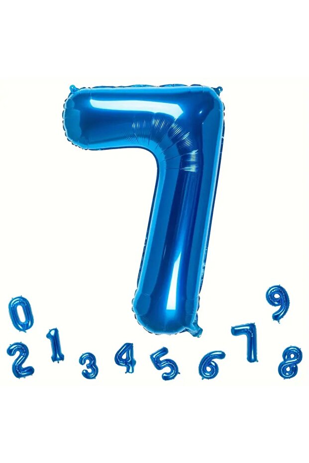 7 سنوات من العمر الرقم الأزرق