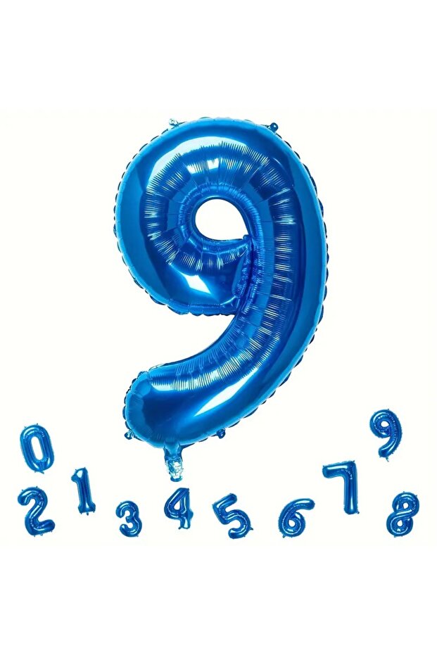 9 سنوات من العمر الرقم الأزرق