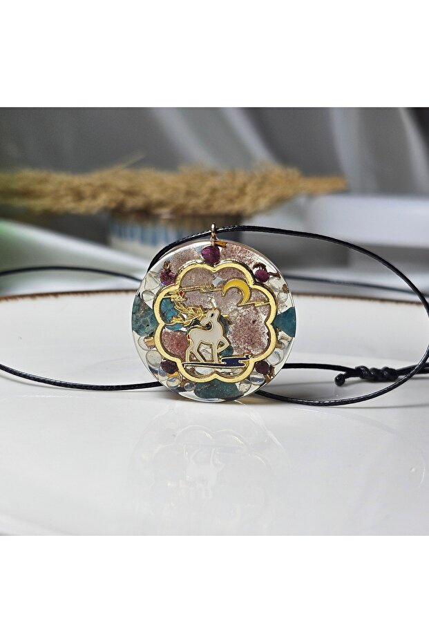 Geyik Sembol Orgonit  Kolye - 4