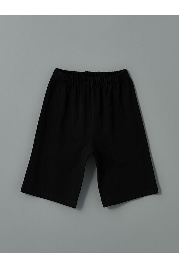 LCW Kids Bisiklet Yaka Erkek Çocuk Şortlu Pijama Takımı - 3