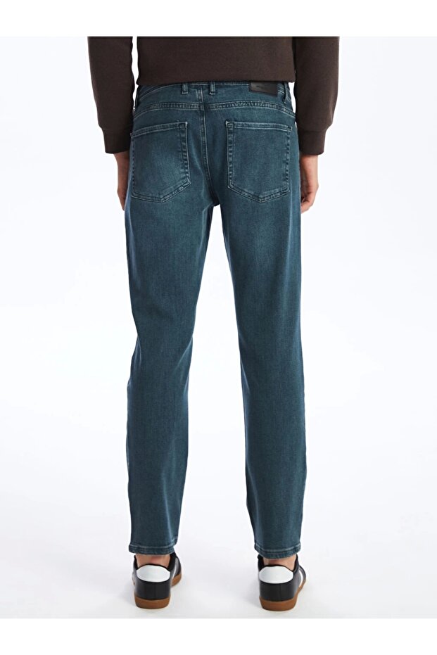 LCW Jeans Yeşil 779 Regular Fit Erkek Jean Pantolon - 3