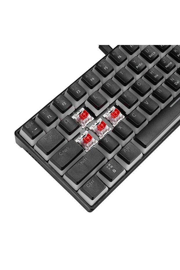 Tastatura Mecanica Gaming, Radiant K11, Red Switch, Rgb, Full Keys Anti-ghosting, Usb-c - 6