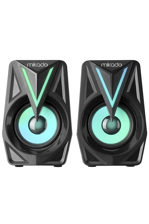 Md-s23 Glare 3wx2 Siyah Usb 2.0 Rgb Speaker - 3