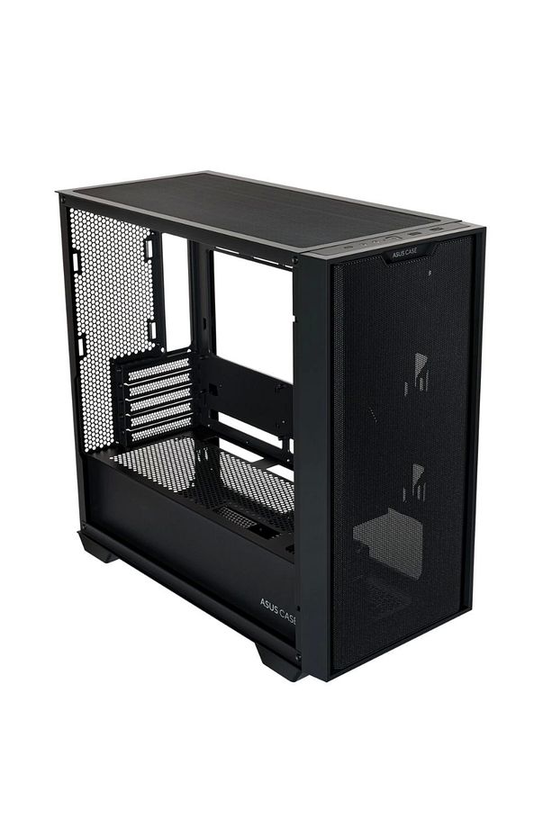 A21 Temperli Cam Mesh Panel Matx Siyah Bilgisayar Kasası - 5