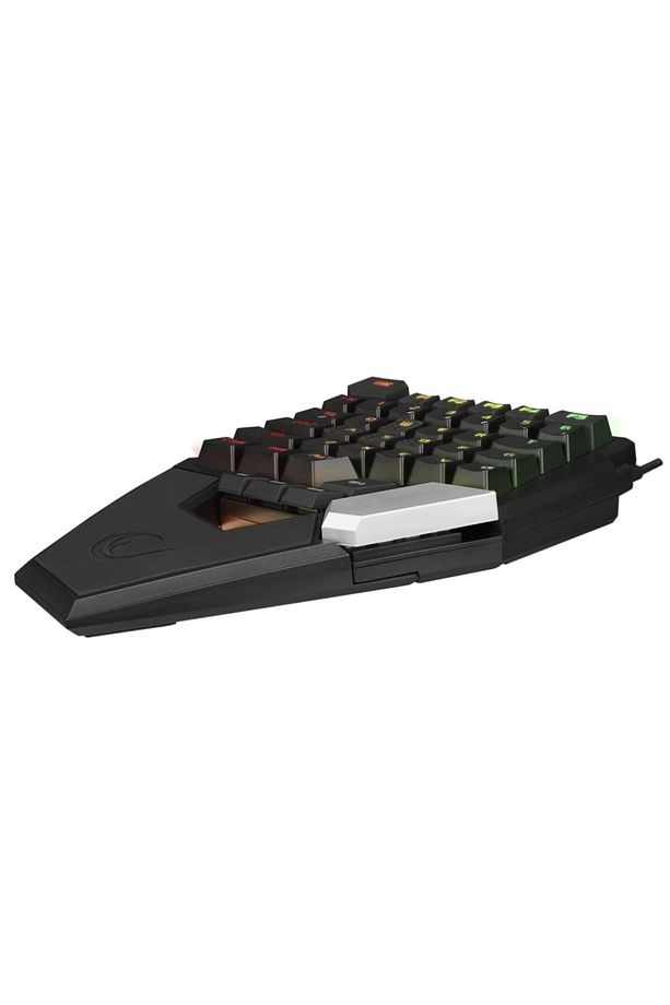 Kb-277 Omnı Siyah Örgülü Type-c Rgb 6 Farklı Aydınlatma Modu Q Mini Gaming Oyuncu Klavyesi - 5