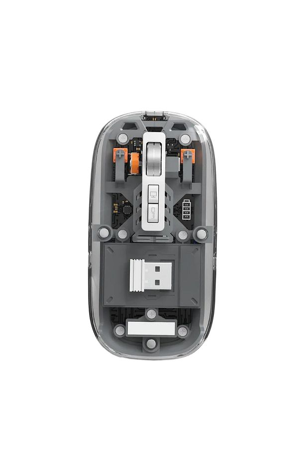Şeffaf Kablosuz Bluetooth Mouse – Sessiz Tıklama, Şarjlı, Taşınabilir ve Tüm Cihazlarla Uyumlu - 1