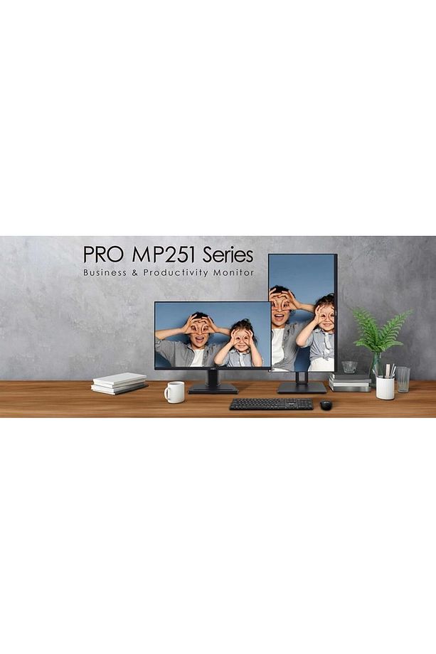 24.5" Pro Mp251p 1920x1080 (FHD) 16:9 Flat Ips 100hz 1ms Adaptıve-sync Pıvot Monıtor - 2