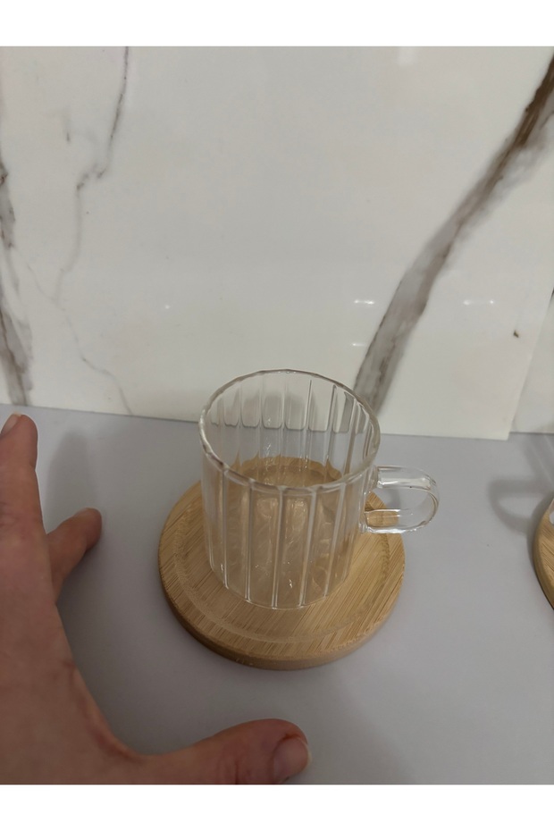 Bambu Çay bardağı 1 kişilik - 4