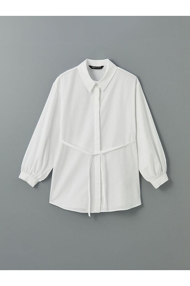 LCW Modest Oversize Poplin Kadın Gömlek Tunik - 1