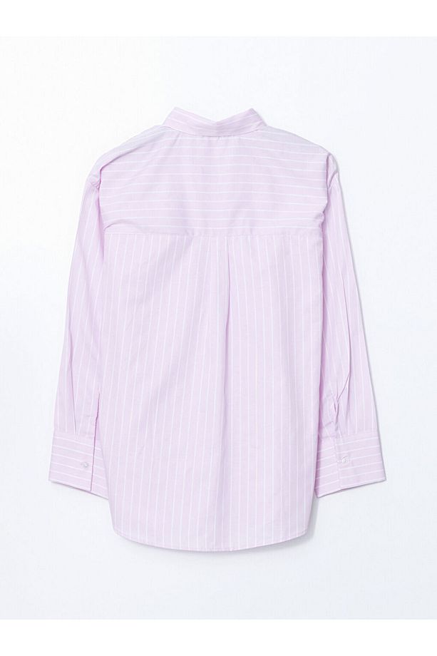 LCW Comfort Çiçekli Oversize Poplin Kadın Gömlek - 2