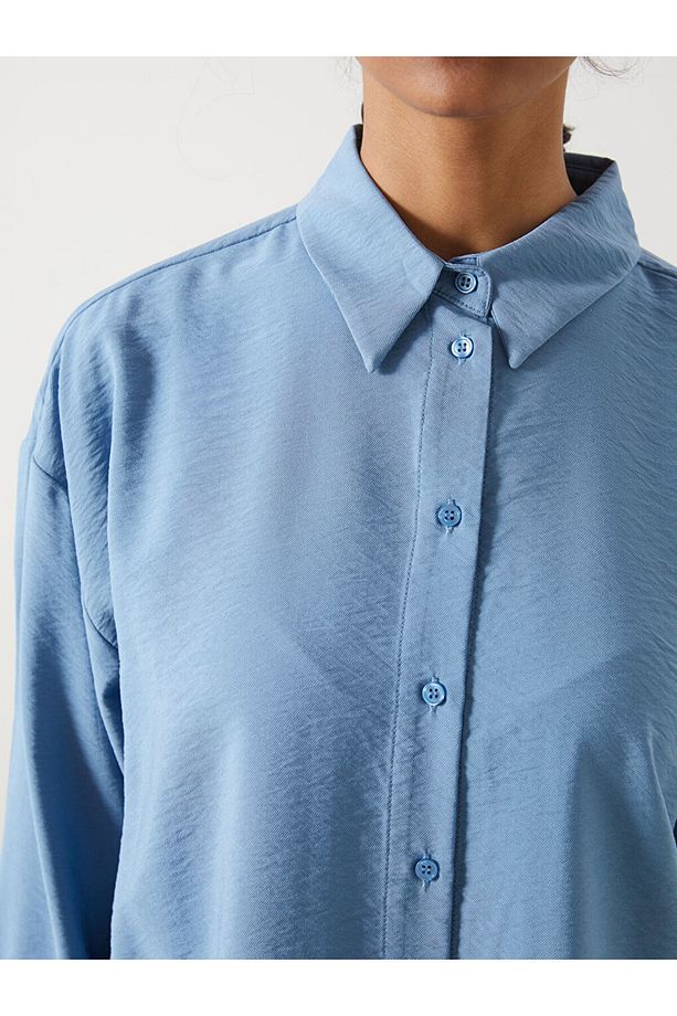 LCW Oversize Kadın Gömlek Tunik - 3