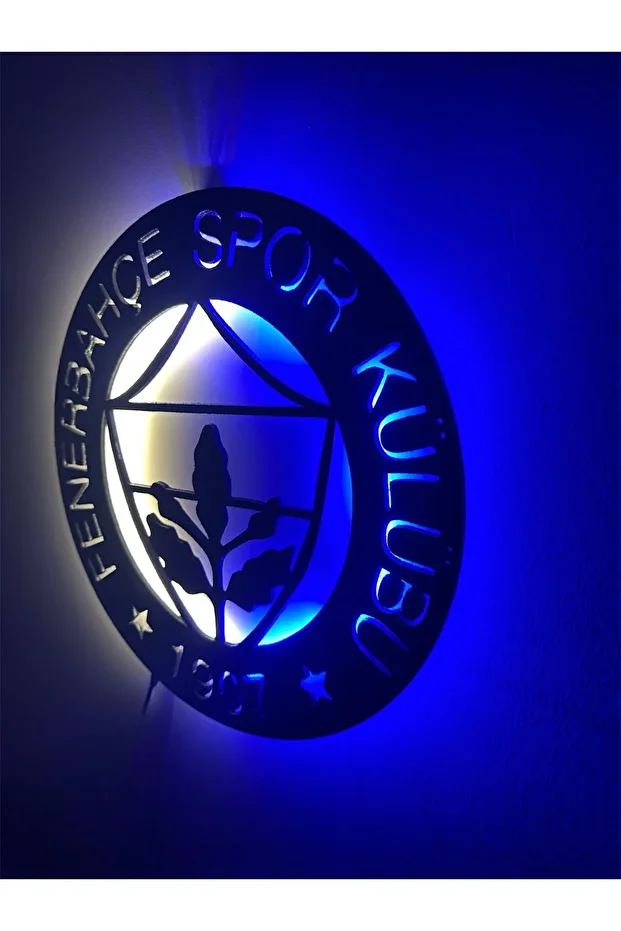 1907 Led Işıklı Tablo Duvar Dekoru Tablosu Siyah Ahşap Lazer Mdf - 3