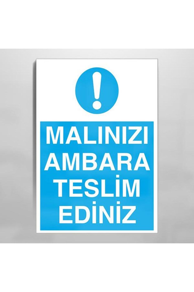 Store Your Goods Ambara Warning Sign 40X60Cm