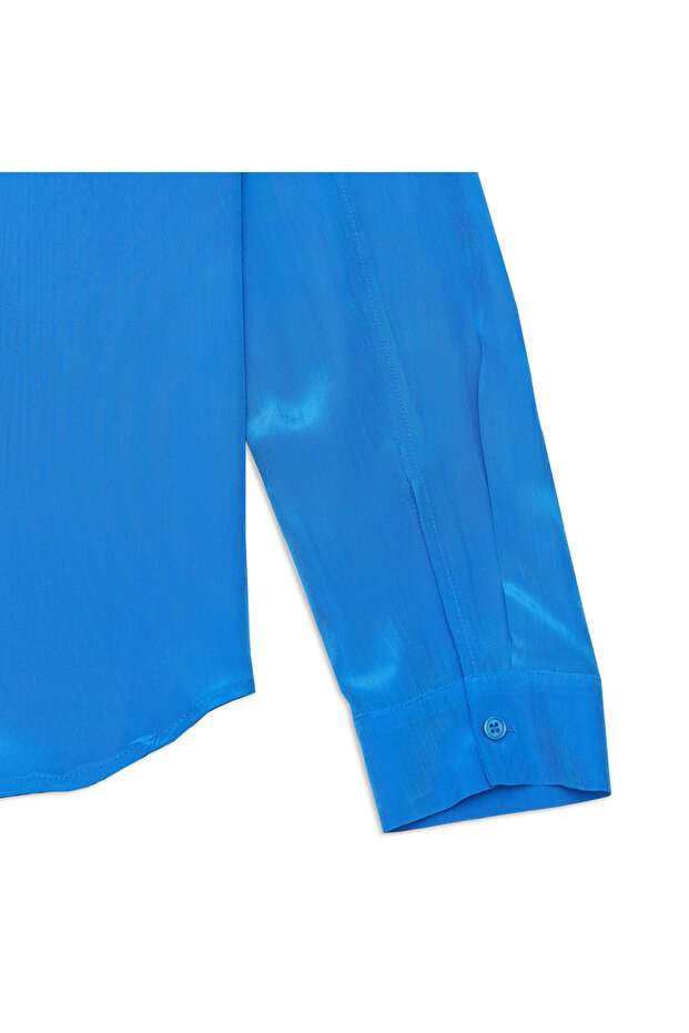 - Floş Krinkıl Gömlek - 4