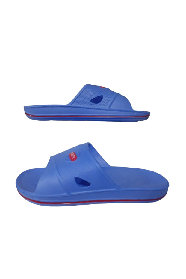 Men's Dark Blue-Red Cross Stripes Ultra Light Casual Slippers Gzeerr007-021