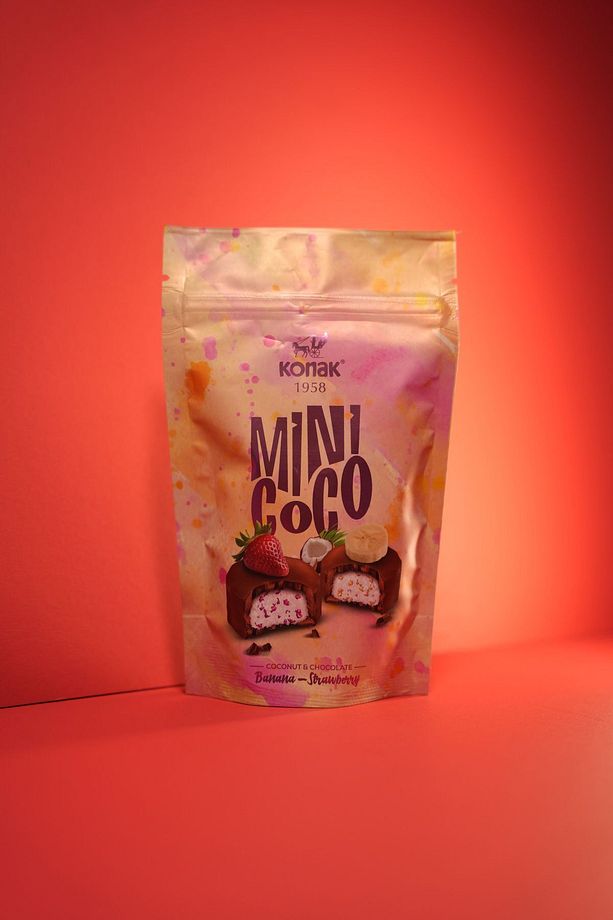Mini Coco Çikolata Kaplı Meyve Parçacıklı Hindistan Cevizli - 7