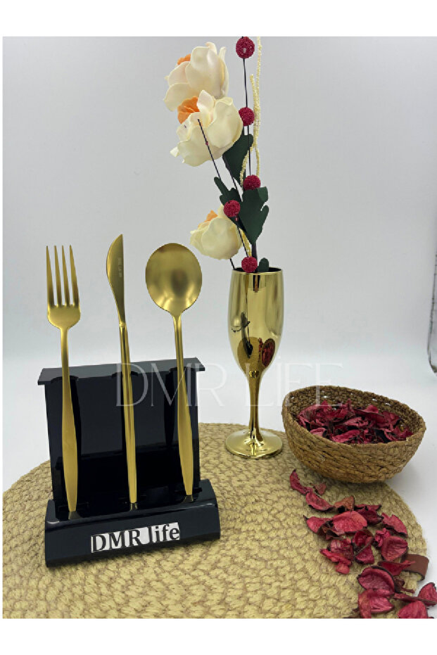 Dmr Life Venezia Gold 6 Pcs Dinner Knife (18/10)
