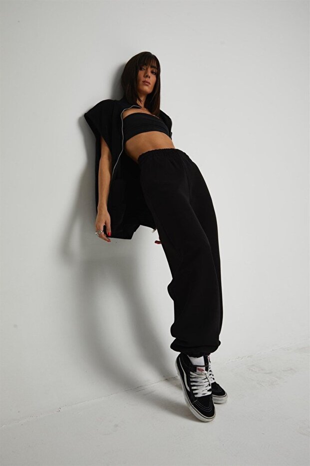 Unisex Thick 3 Thread Sweatpants Loose Fit
