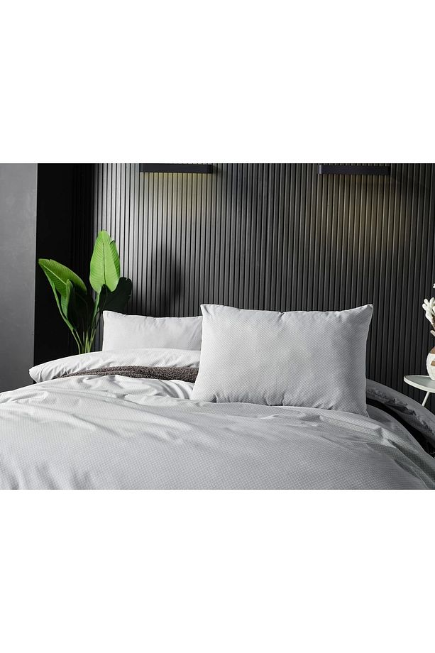 Pure Touch Nevresim Takımı Çift Kişillik Koyu Gri - 2