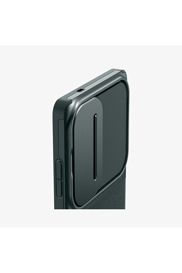 Spigen Optik Armor for Samsung Galaxy S25 ULTRA case with Camera Lens Protector - Abyss Green - 5