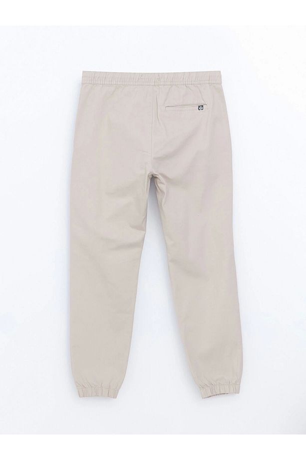 Xsıde Bej Standart Kalıp Gabardin Erkek Jogger Pantolon - 6