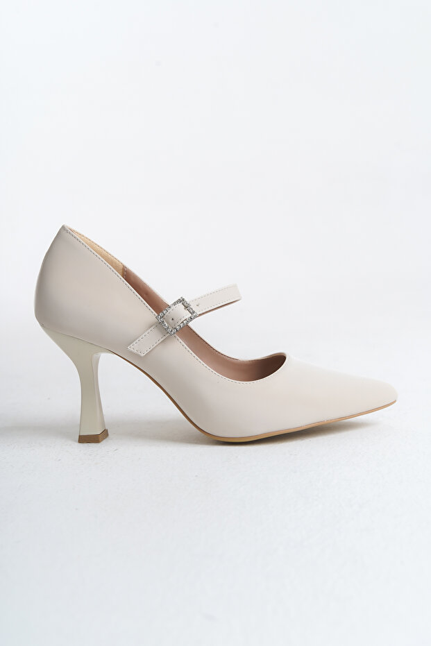 Women's Special Silk Satin Design Single Helmet Stiletto Shoes