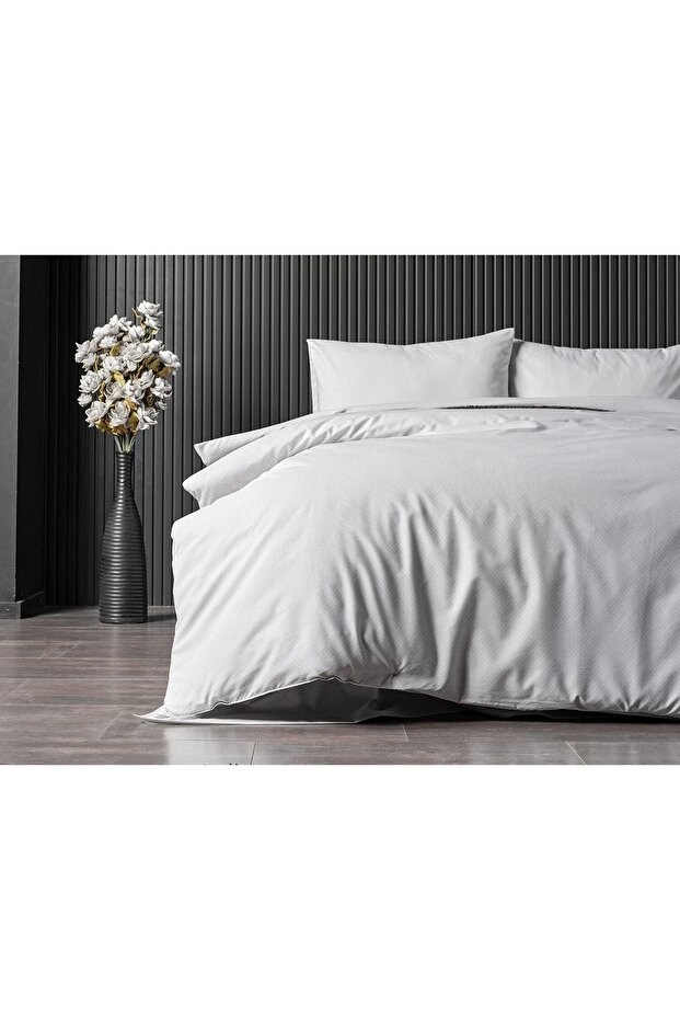 Pure Touch Nevresim Takımı Tek Kişilik Açık Gri - 1