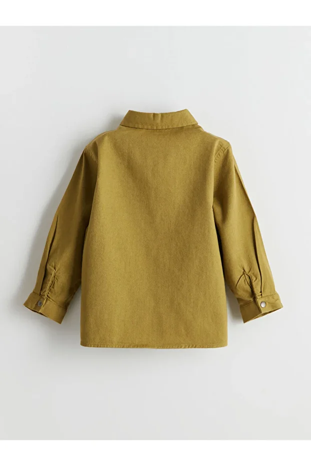 LCW Kids Basic Uzun Kollu Erkek Çocuk Gömlek - 3