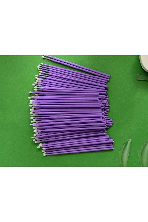 4'li ipek kirpik seti ;kirpik fırçası microbrush yapıştırıcı yüzük kirpik bantı - 2