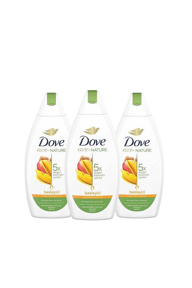 Care By Nature Nemlendirici Duş Jeli Mango Yağı & Badem Özü 450 ml X3 - 3