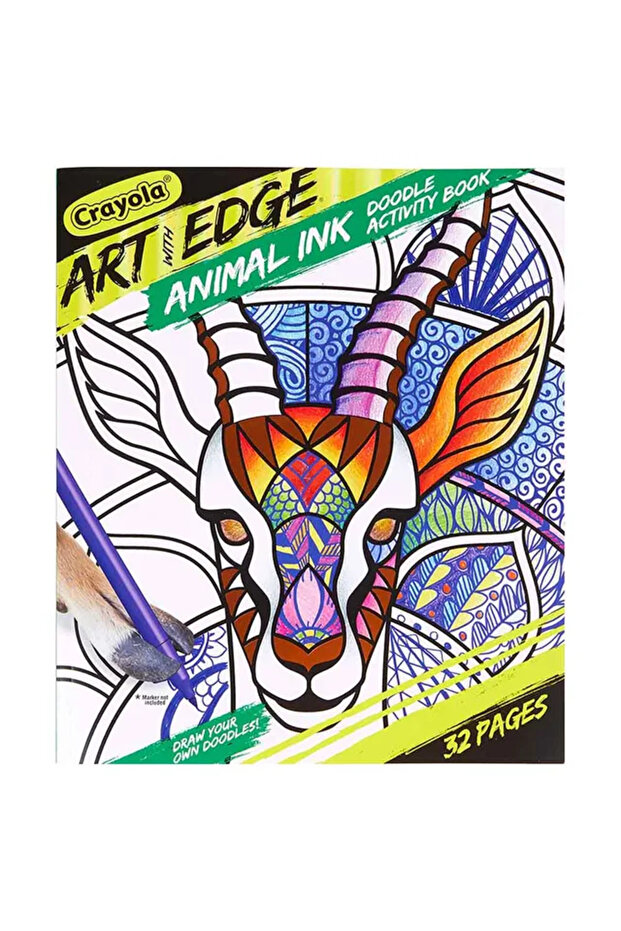 Art With Edge Animal Ink Doodle Activity Book CY04-0593