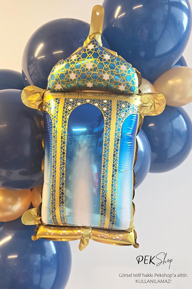 Kandil Foil Balloon Ramadan Decoration Islamic Figure Lantern Ramadan Balloon