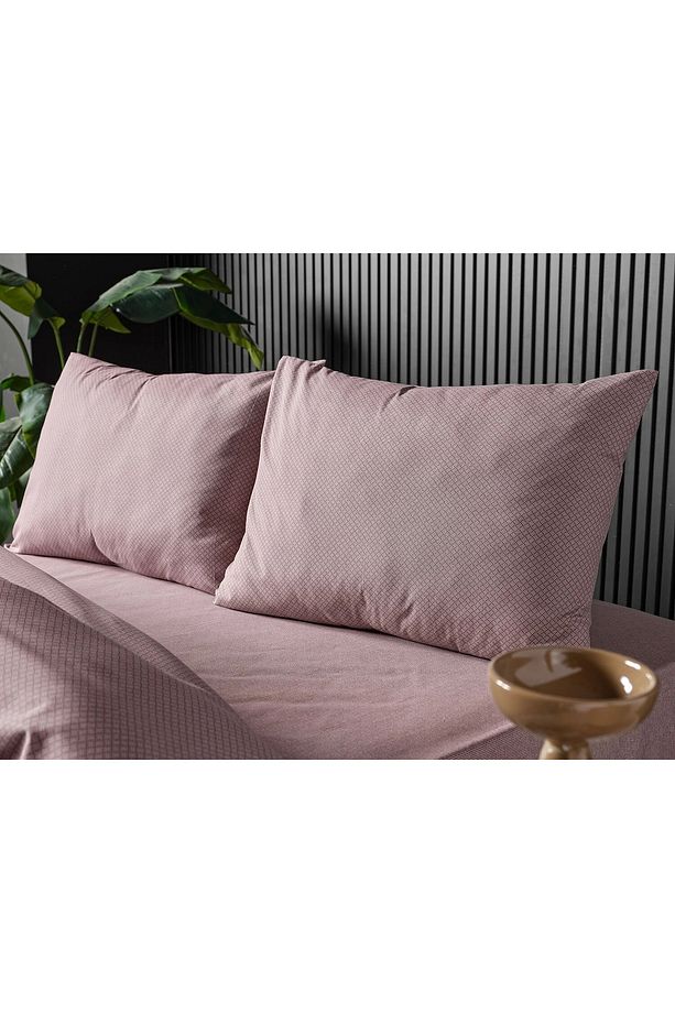 Pure Touch Nevresim Takımı Tek Kişilik Gül Kurusu - 4