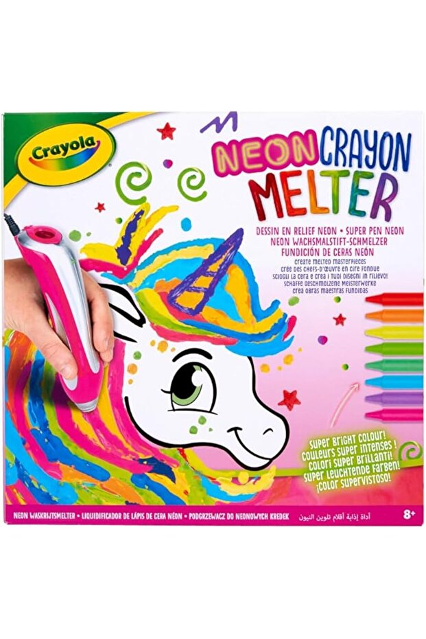 Neon Crayon Melter - Unicorn