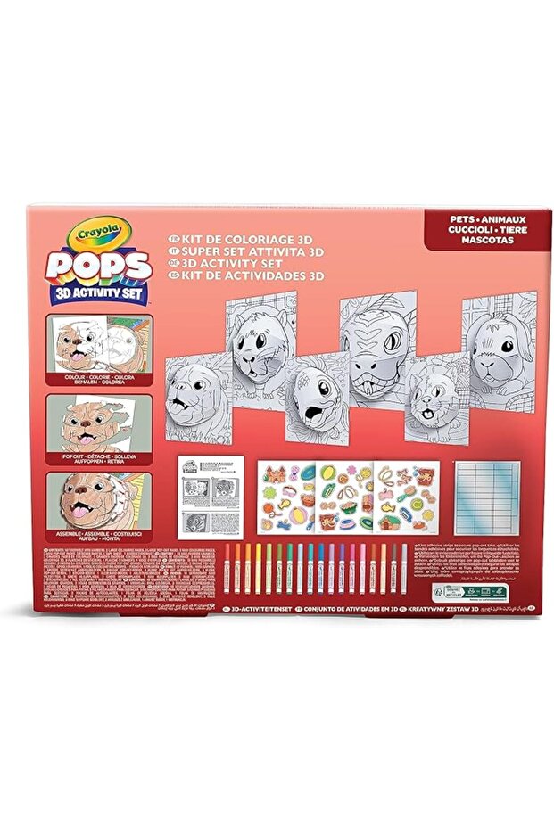 Pops 3D Activity Set - Pets - 2