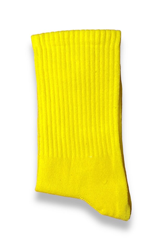 جوارب قطنية أساسية بلون واحد في علبة خاصة، 5 قطع من الجوارب القطنية - 5