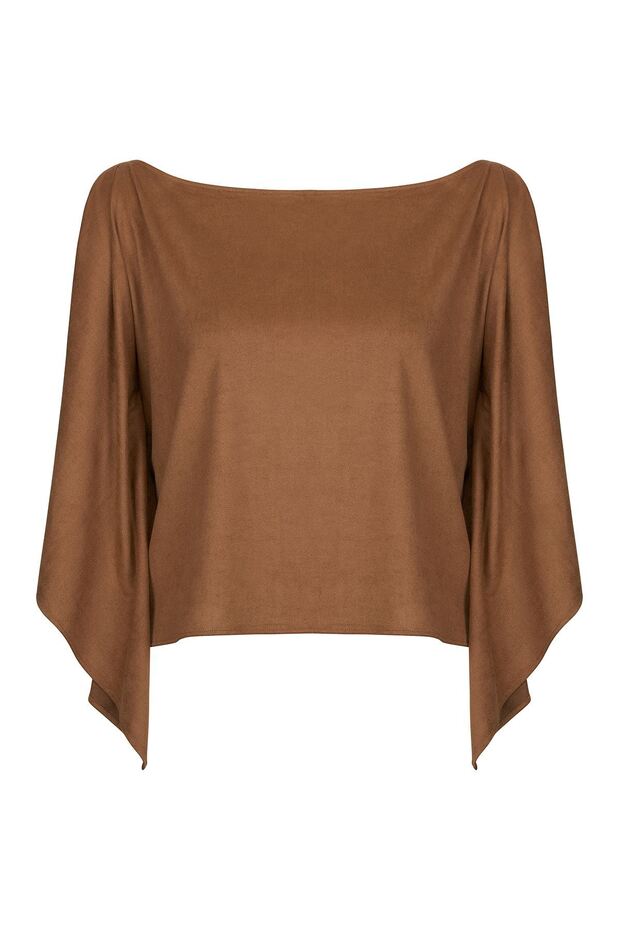 Süet Bluz (YARASA KOL) - 1