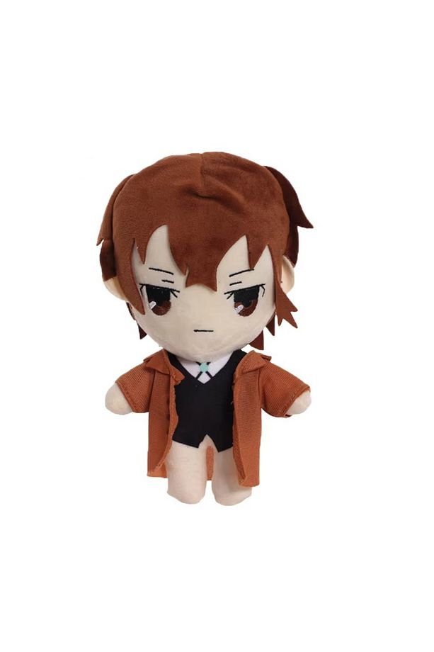 Kawaii Xmas Dazai Osamu Karikatür Anime Figürü Peluş Doldurulmuş Oyuncak 22-25cm - 1