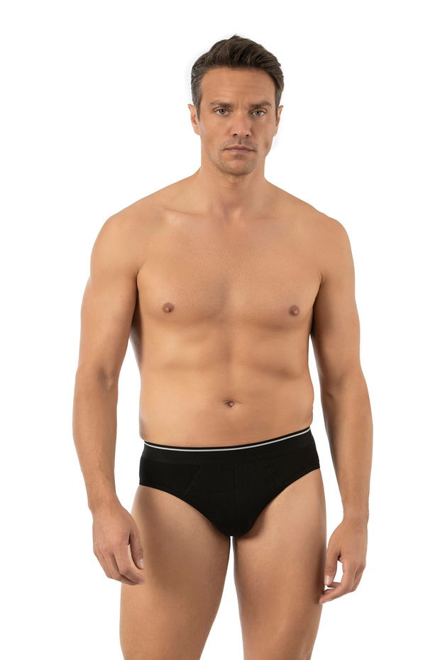 Özkan 11330 Men's Cotton Lycra Combed Flexible Comfortable Slip Panties