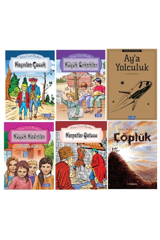 KARPATLAR ŞATOSU , KAÇIRILAN ÇOCUK , BEYAZ YELE ORTAOKUL KİTAP SETİ