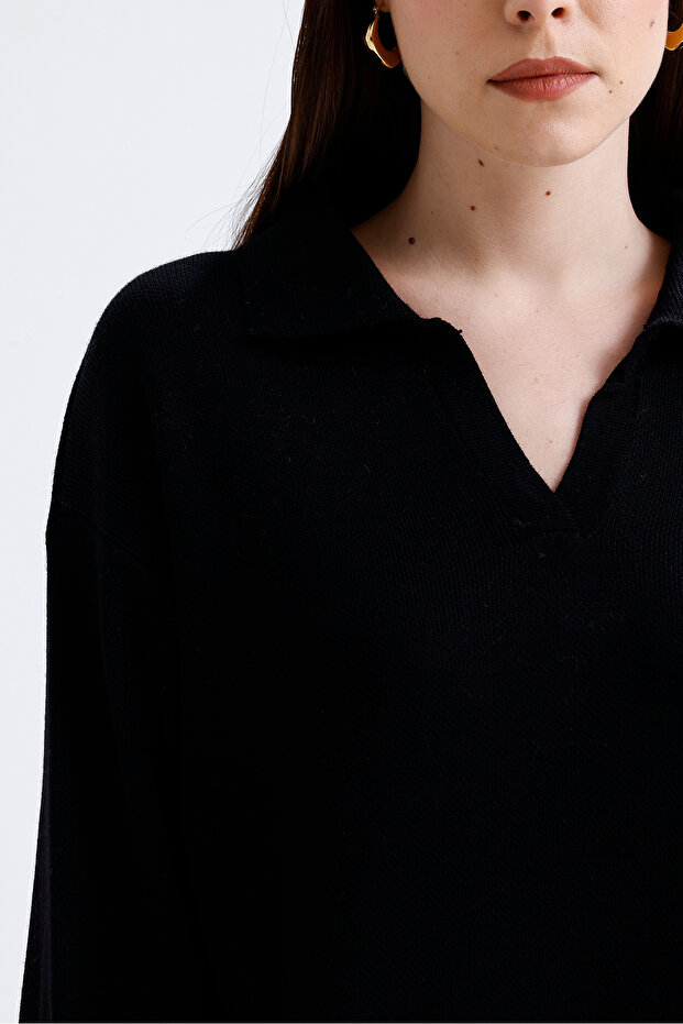 polo yaka elbise - 3