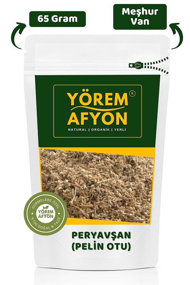 Yörem Afyon Meşhur Van Yöresinden Peryavşan Otu, Pelin Otu, Dalak Otu {teucrium Polium} | 65gr. - 1
